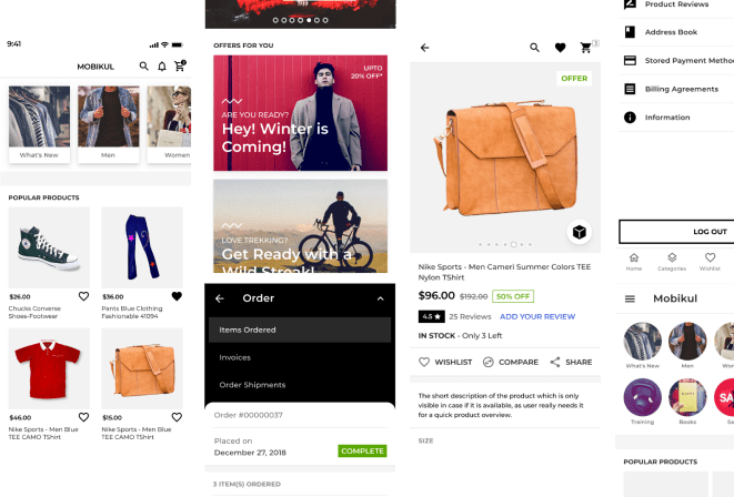 App Screens