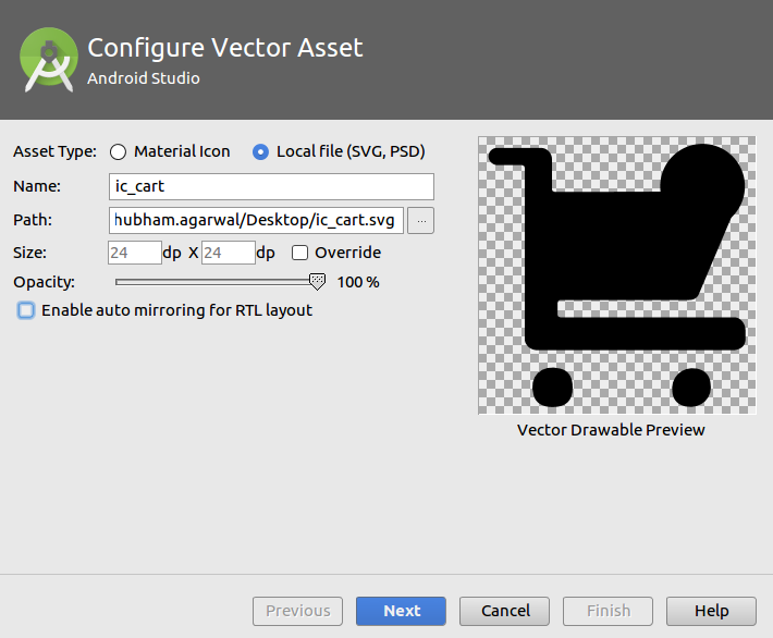 Android: USING SVG AND VECTOR DRAWABLE 'COMPAT' - Mobikul