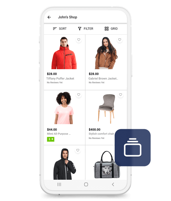 Seller’s Collection Page