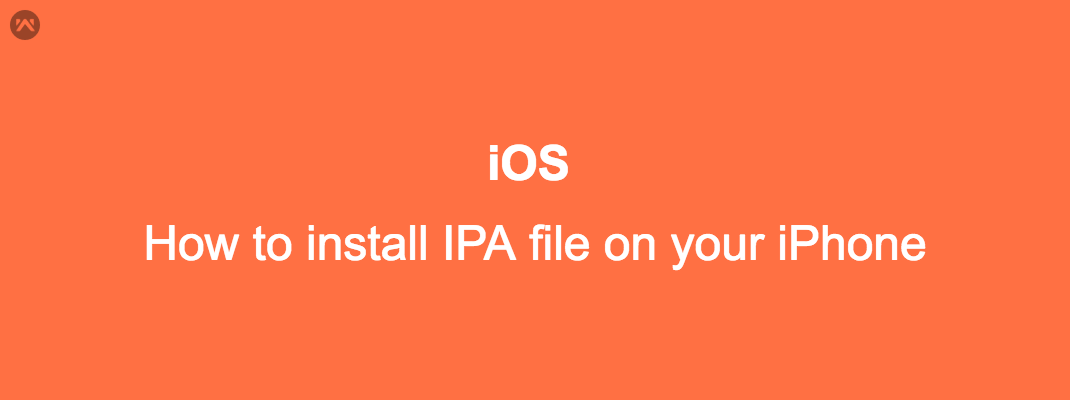 install ipa file on iphone with itunes
