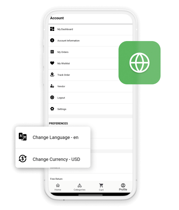 Multiple Languages And Currency Available Multiple Languages And Currency Available