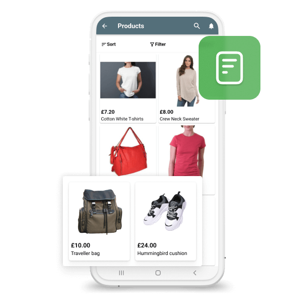 Seller’s Collection Page