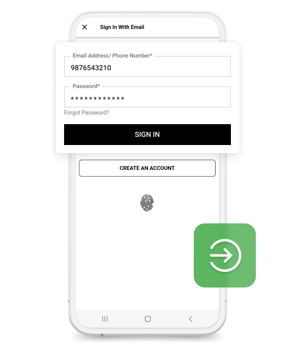 Sign-in via Mobile Number Sign-in via Mobile Number
