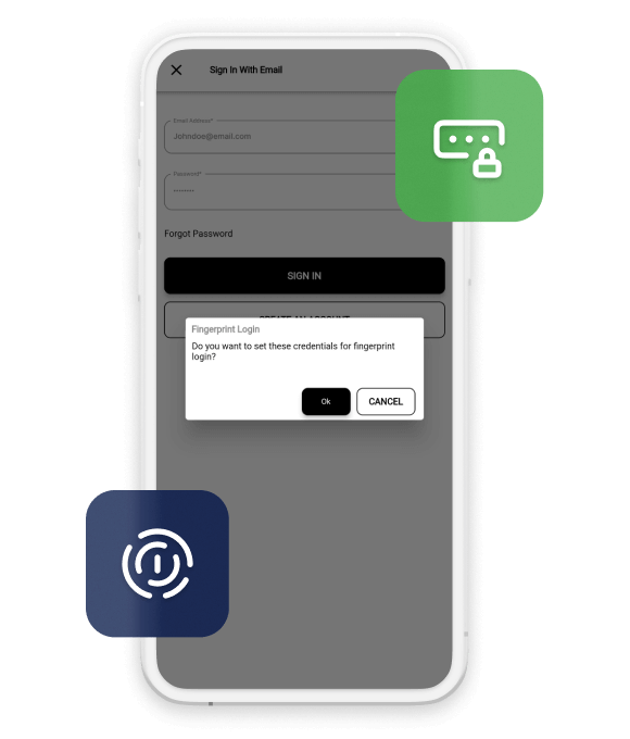 Sign-in via Finger Print
