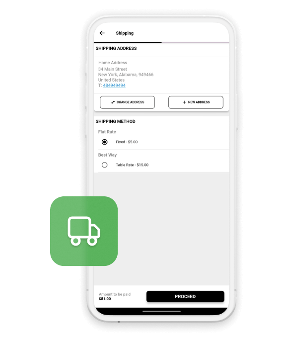 Various Shipping Supported