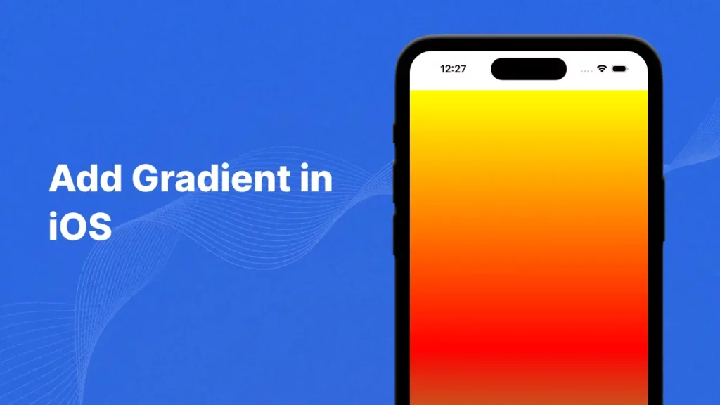 Add gradient in iOS