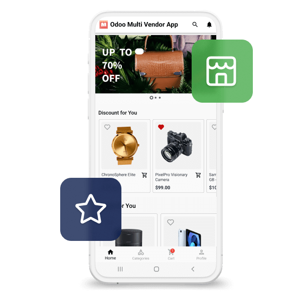 Mobikul Multi-Vendor Mobile App for Odoo