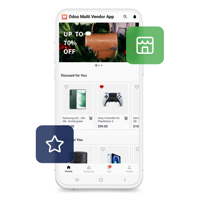 Mobikul Multi-Vendor Mobile App for Odoo