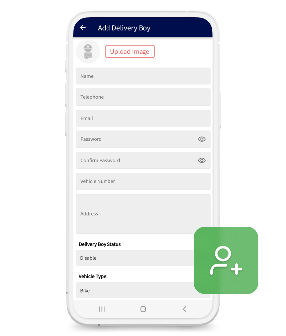 Add Delivery Boy