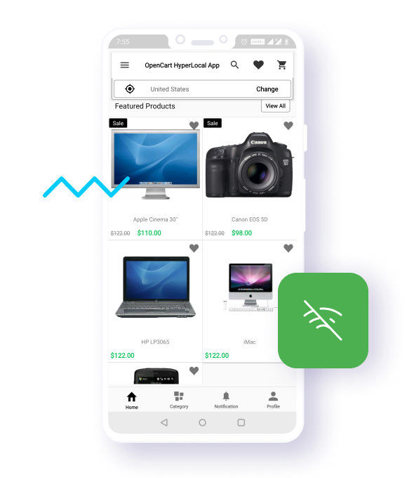 OpenCart Hyperlocal Mobile App | On-Demand Delivery Application