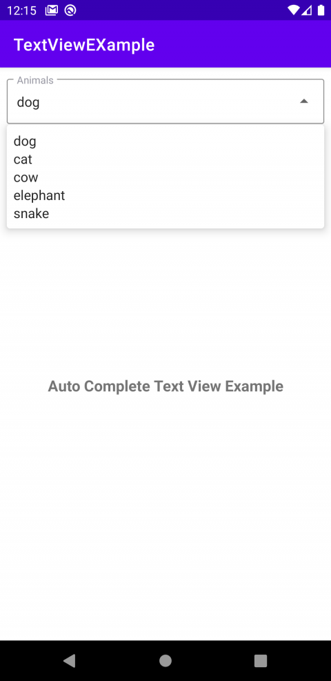 android spinner set selected text color