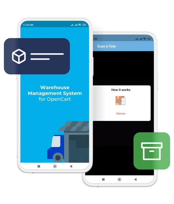 OpenCart Warehouse Management System (WMS) Mobile App