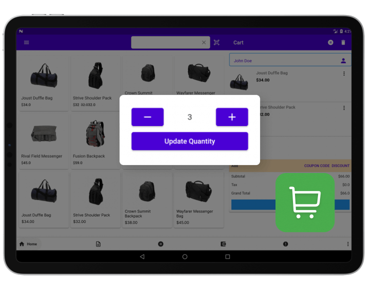 POS Cart Management POS Cart Management