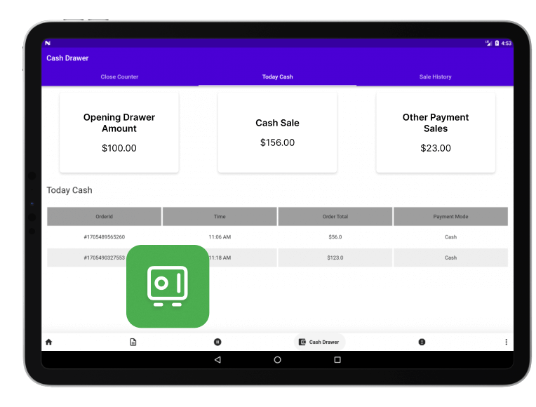 Physical Store Cash Account Physical Store Cash Account