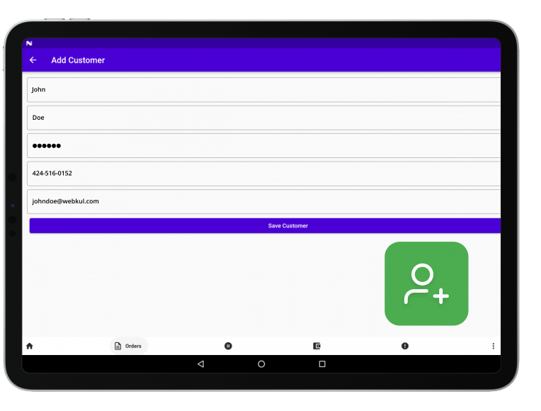 Recording Customer Data Recording Customer Data