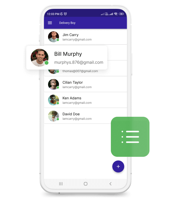 Delivery boy Listing