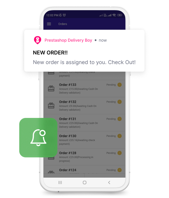 Notify Order Delivery Assignment