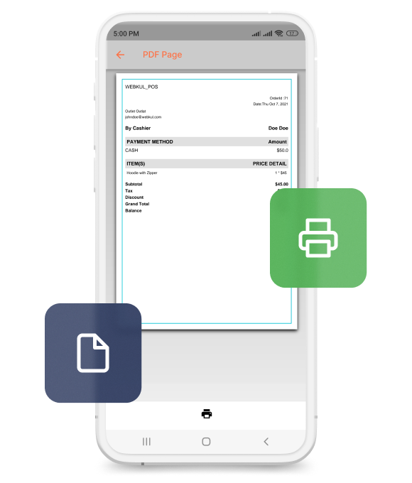 Generate Invoice using Mobile Phone Generate Invoice using Mobile Phone