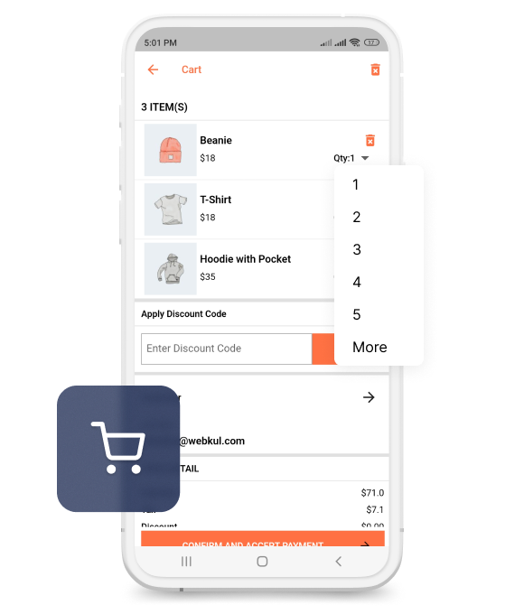Update Product Quantity at Checkout Page Update Product Quantity at Checkout Page