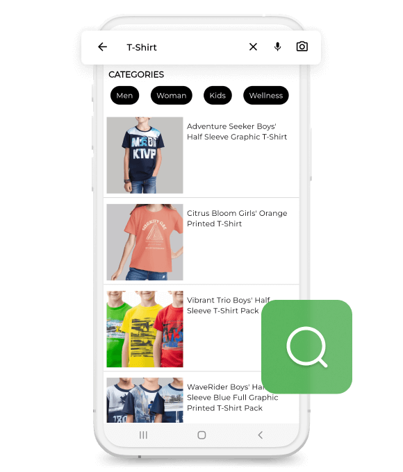 Easy Searching of the Products Easy Searching of the Products