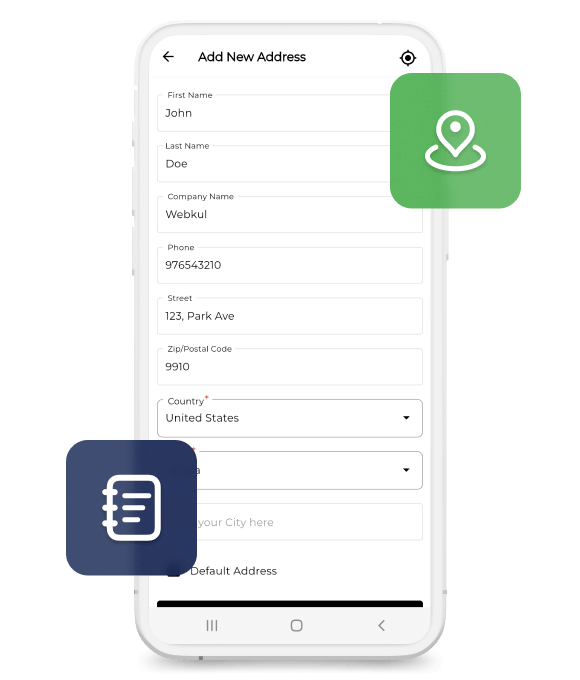 Effortless Address Saving Using GPS or Google Map Effortless Address Saving Using GPS or Google Map