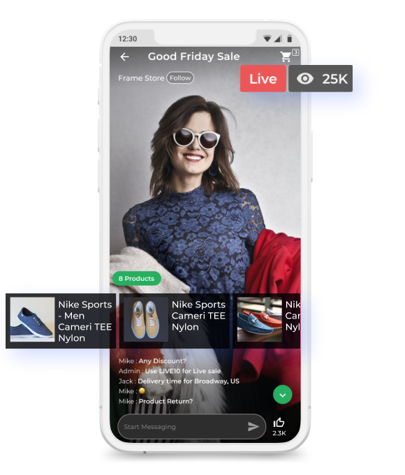 Livestream Shopping App