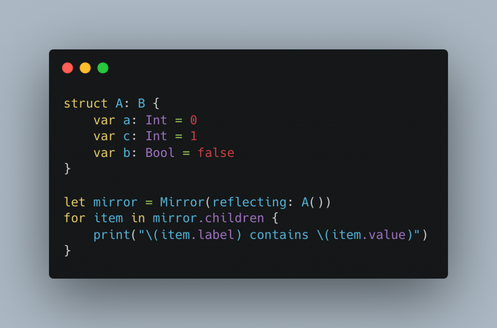 Mirror API example