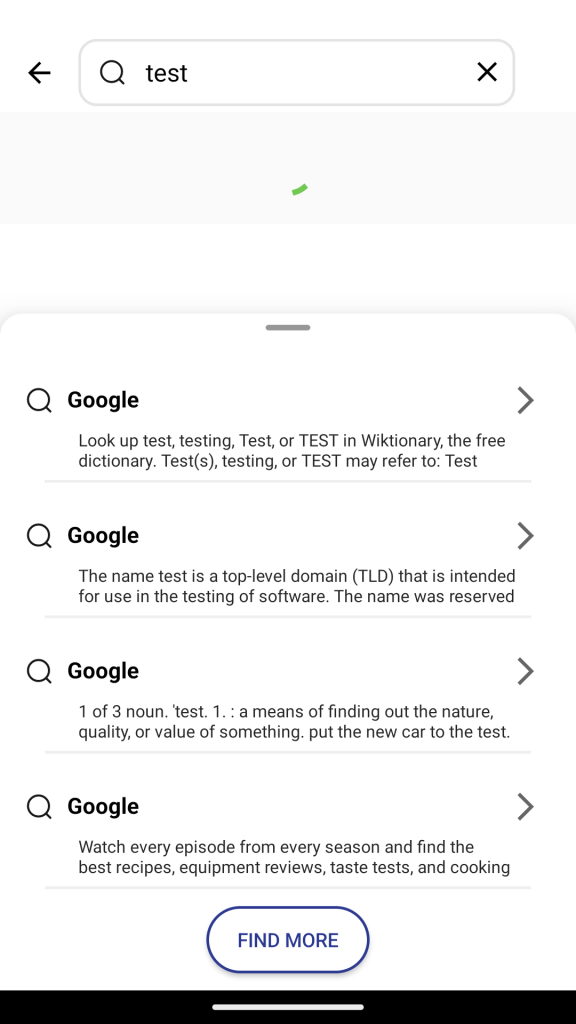 Google Search Result in Android App Using Rest API