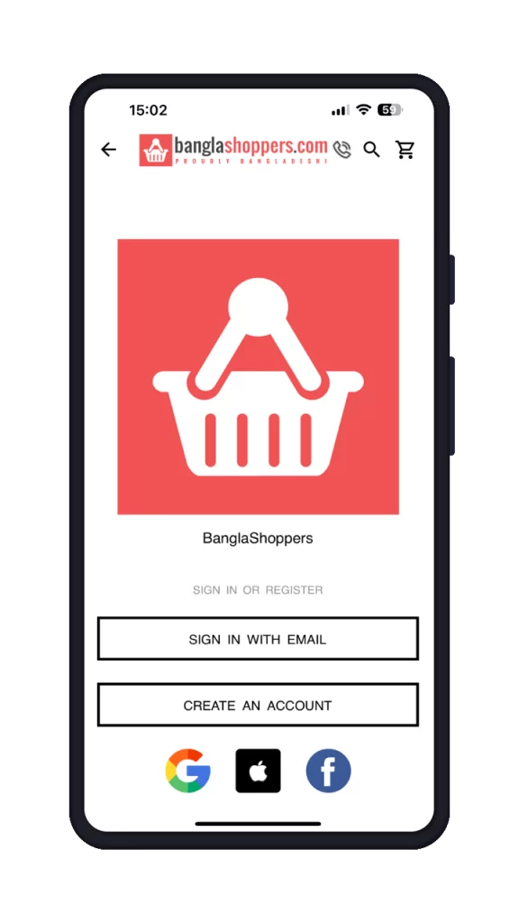 banglashoppers-mobile-app-login-page