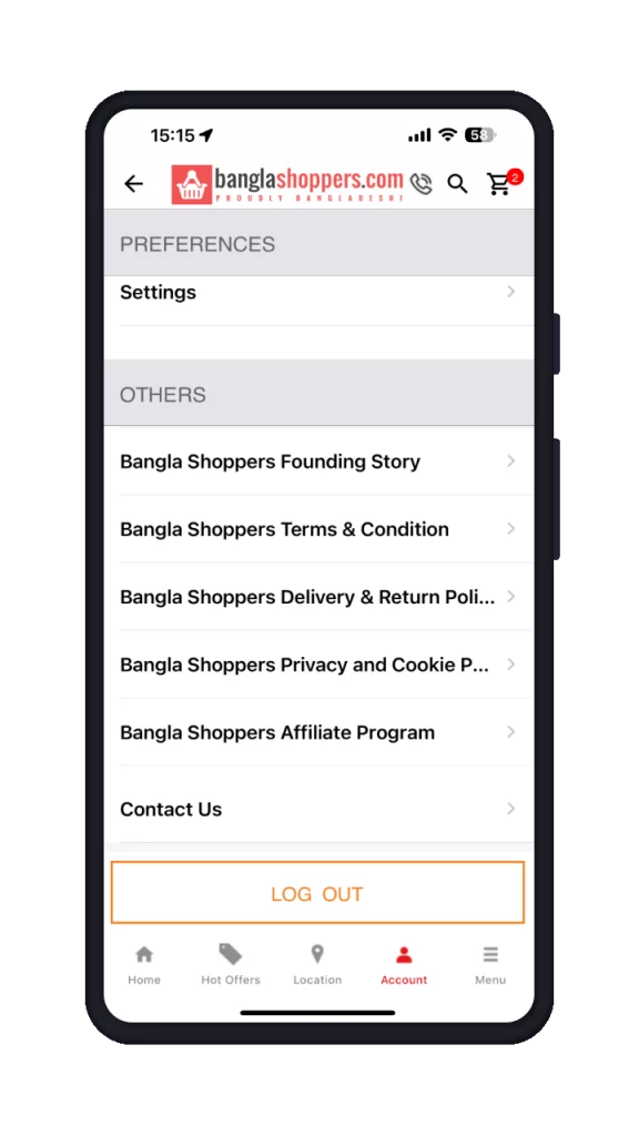 banglashoppers-mobile-app-settings