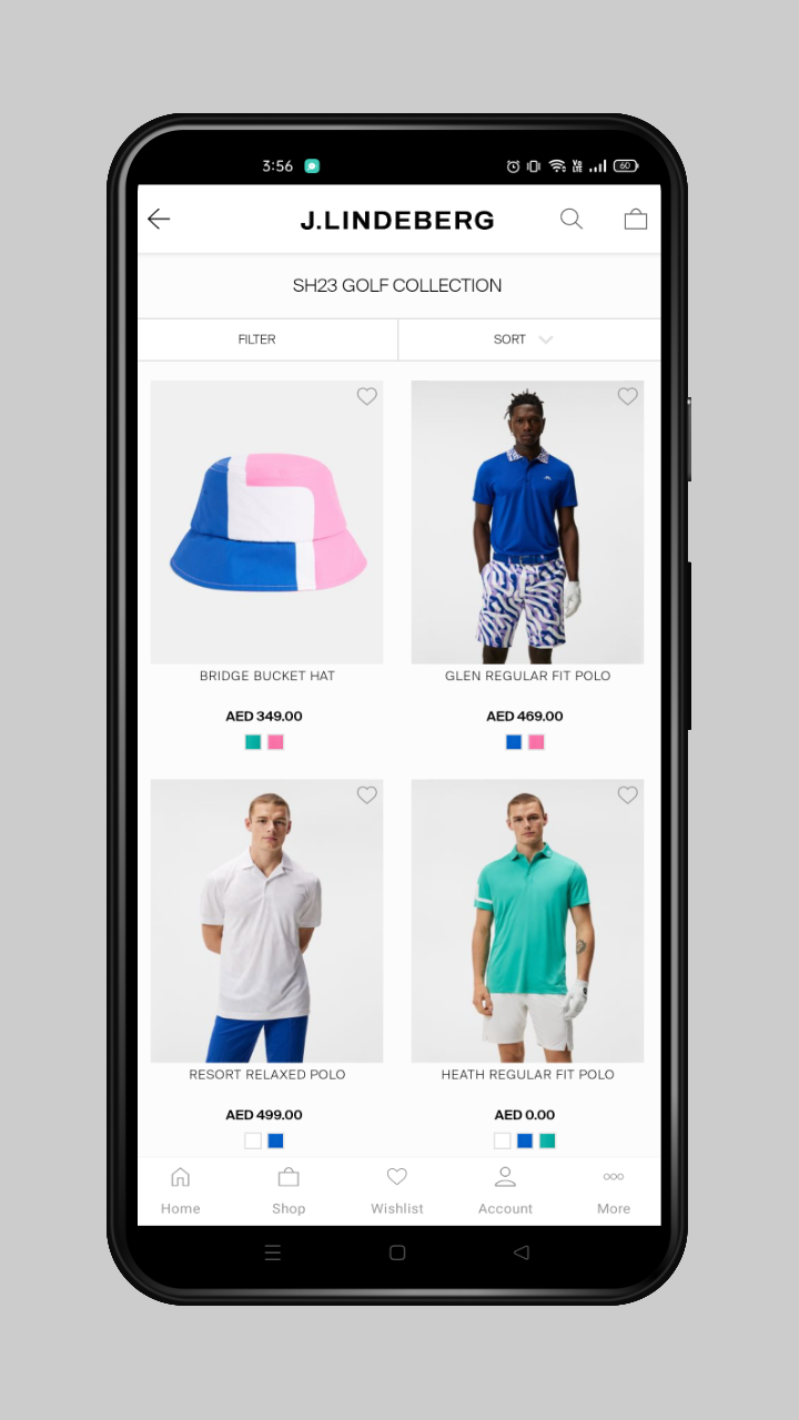 Middle East Sports Fashion Mobile App