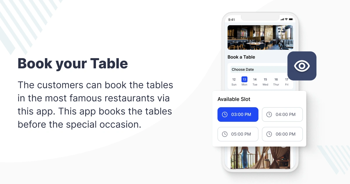 Order Bookatable Book your Table - Mobikul