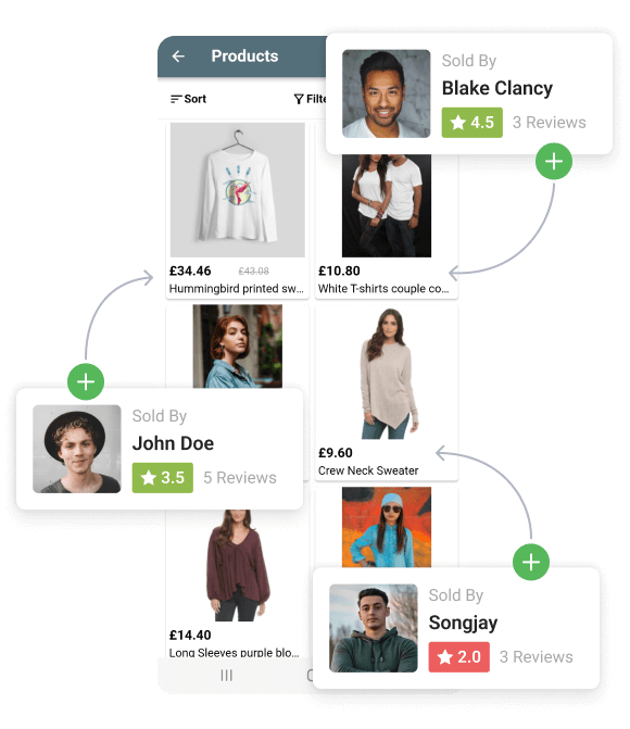 Seller-Centric Multi-Vendor Mobile App