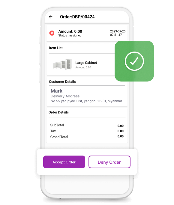 Order Approval Order Approval