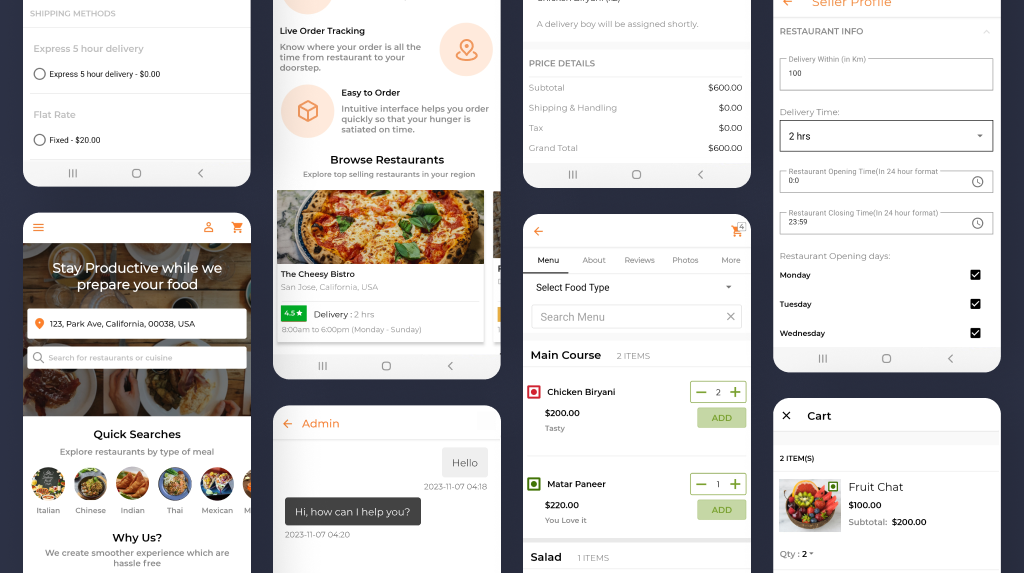 Food and Grocery App Development