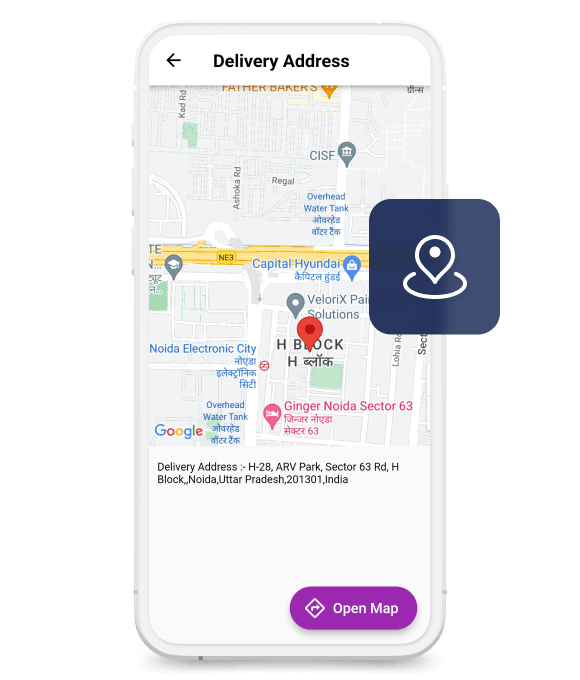 Navigate Order Address Navigate Order Address