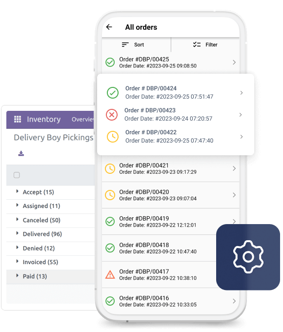 Manage Order Status Manage Order Status