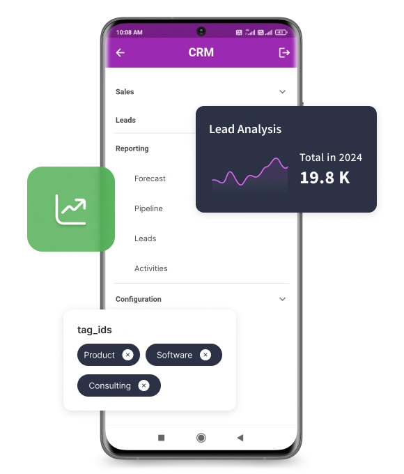 Odoo CRM Mobile App